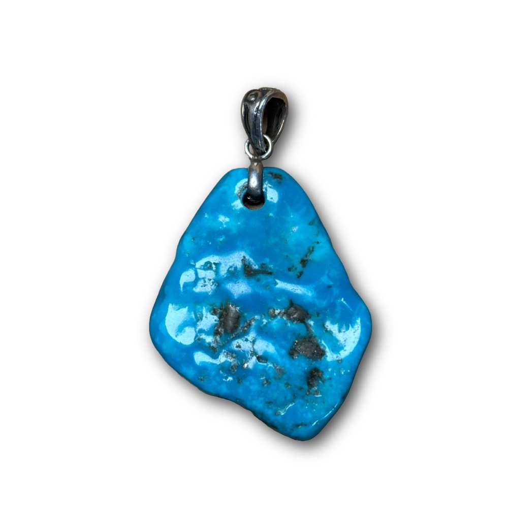 Turquoise Nugget Pendant